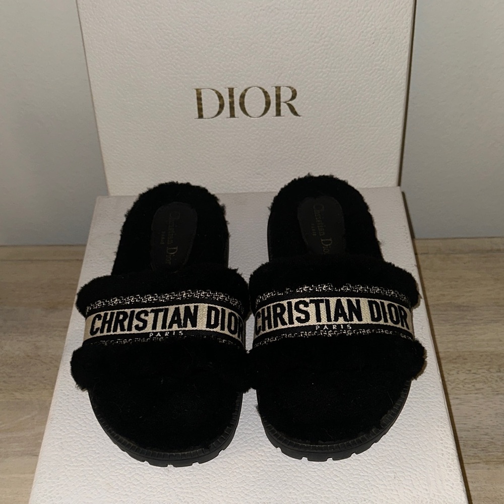 Dior Black and White Women's Shoes